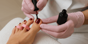 Pedicure con semipermanente